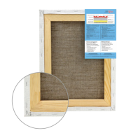 Холст на подрамнике лен 20х30 см, крупное зерно, 370 г/м2 масл грунт ROSA