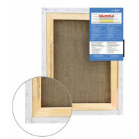 Холст на подрамнике лен 100х110 см, среднее зерно, 335 г/м2 масл грунт ROSA