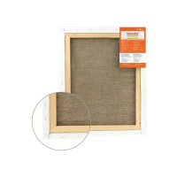 Холст на подрамнике лен 100х100 см, среднее зерно, 335 г/м2 акрил ROSA