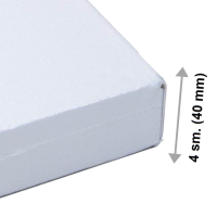 Холст 3D на подрамнике Лен 100х40 см ср зерно (глухой подрамник)