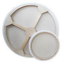 Круглый холст на подрамнике 60 см диаметр (хлопок)