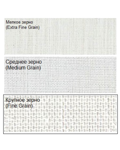 Холст в рулоне Лен крупное зерно 2х1 м/п плотность 690 г/м акриловый грунт ROSA (максимально 10 метров)