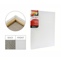 Холст на подрамнике лен 30х40 см, мелкое зерно, 230 г/м2 акрил ROSA