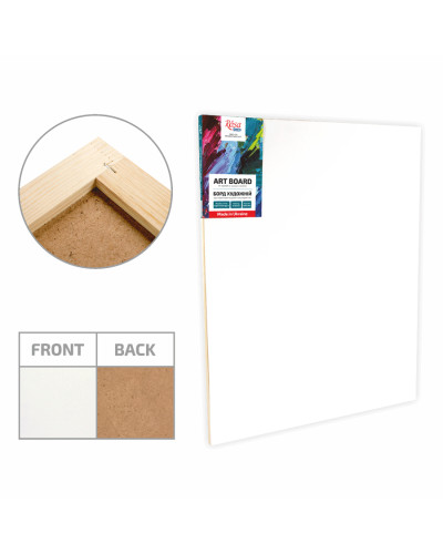 Борд художній, ХДФ ґрунтоване, 40х50 см, акрил, ROSA Studio B524050