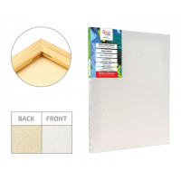 Полотно на підрамнику бавовна 35х50 см, дрібне зерно 220г/м2, акрил ROSA Studio (БН)