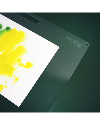 Акриловий прозорий планшет 38,7х48 см із ручкой ROSA Gallery