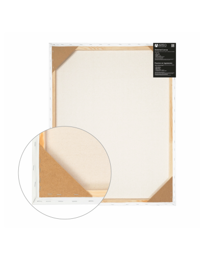 Холст хлопок на подрамнике 70x90 см мелкое зерно, акриловый грунт 280г/м2 Arteo Холст хлопок на подрамнике 70x90 см мелкое зерно, акриловый грунт 280г/м2 Arteo