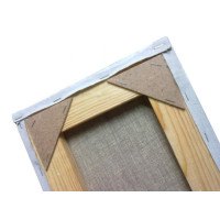 Полотно на підрамнику Льон 30х40 см ср зерно (глухий підрамник)