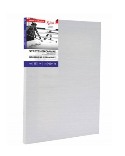 Полотно на підрамнику льон 70х190 см, дрібне зерно, 230 г/м2 олія грунт ROSA