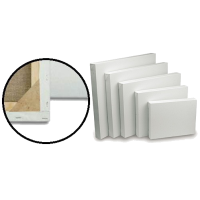 Полотно на підрамнику Льон 20х30 см ср зерно (глухий підрамник)