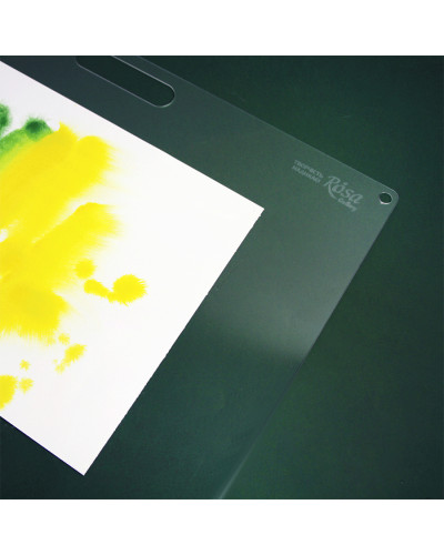 Акриловий прозорий планшет 47х62 см із ручкою ROSA Gallery