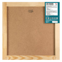 Борд художественный, ХДФ грунтованный, 25х25 см, акрил, ROSA Studio B522525