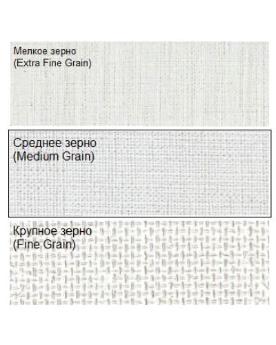 Полотно у рулоні Льон середнє зерно 2х1 м/п щільність 520 г/м акриловий грунт ROSA (максимально 10 метрів)